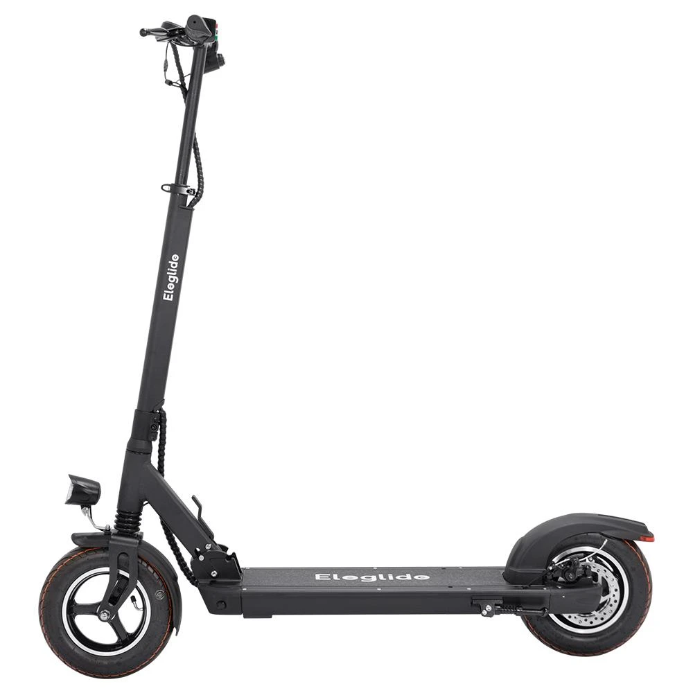 Eleglide S1 Folding Electric Scooter 10" Pneumatic Tires 400W Motor 3 Speed Modes 36V 8.0Ah Battery 24km/h Max Speed Up To 30km Max Range Rear Disc Brake - Black - Image 4