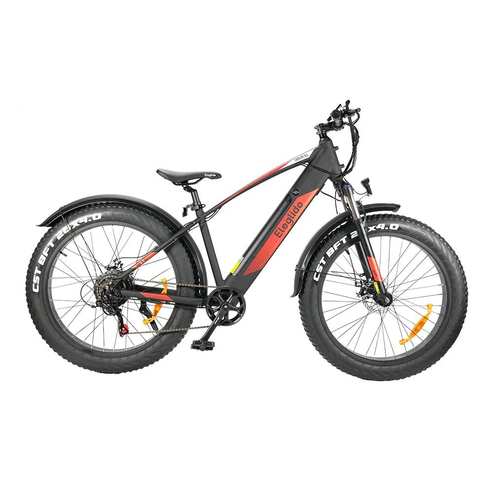 2PCS ELEGLIDE Tankroll Electric Mountain Bike 26*4.0 Inch Fat Tires Max Instant Power 740W Motor 25Km/h Speed 48V 10Ah Battery Shimano 7-Speed Gear 70KM Top Range Dual Disc Brake 57N.m Max Torque Powerful Motor Moped Fat Bike - Image 3