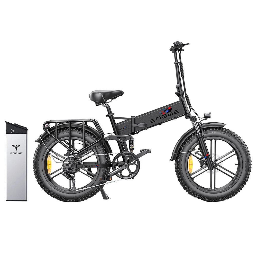 ENGWE ENGINE Pro Electric Bicycle & 16Ah Battery Combo - Black - Image 4