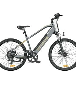 ENGWE P26 Mountain Bike 26 Inch Tire 48V 500W Motor 40Km/h Max Speed 13.6Ah Battery 86KM Range Shimano 7-Speed Gear Front Suspension Electric Bike - Grey