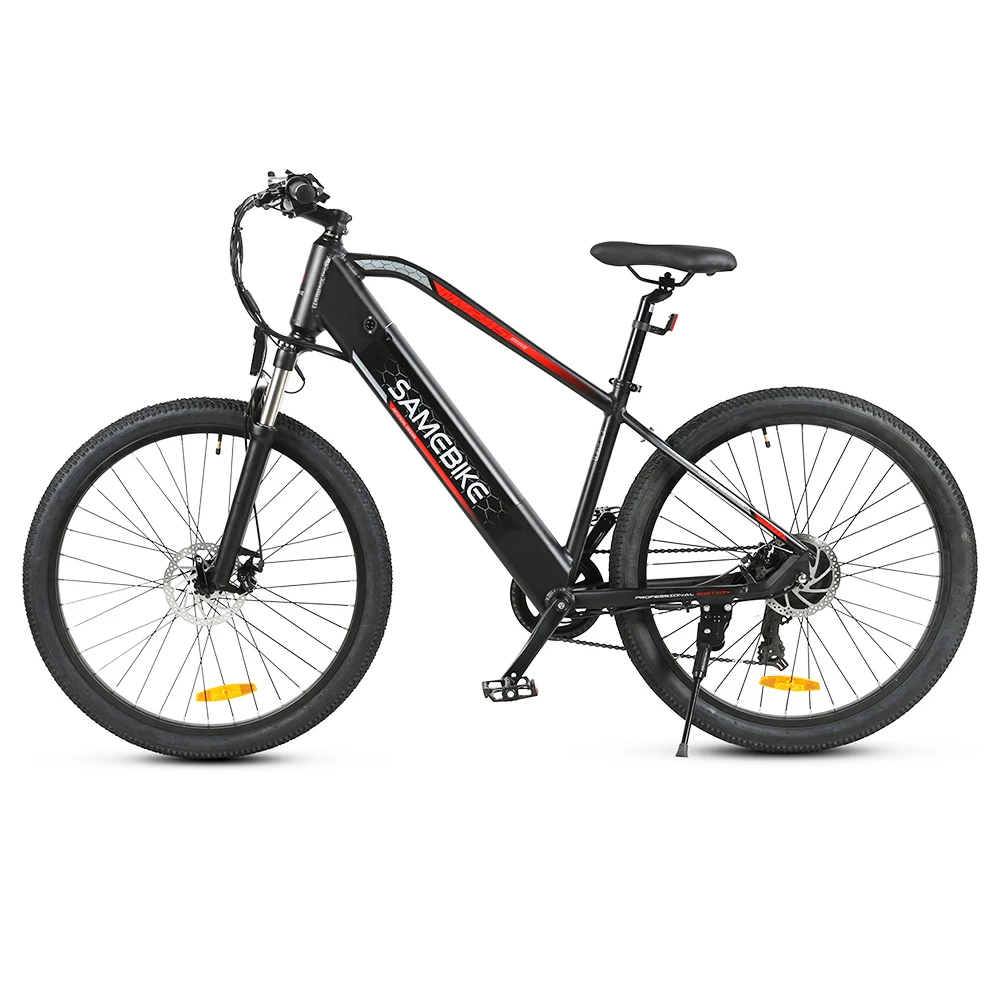SAMEBIKE MY-275 10.4Ah 500W 48V 27.5inch Electric Bike 20mph Top Speed 80km Mileage Range Max Load 150kg Black - Image 2