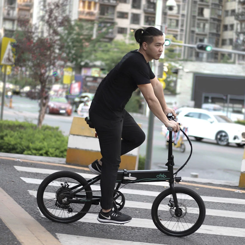 FIIDO D4S Folding Moped Electric Bike Shimano 6-speed Gear Shifting City Bike Commuter Bike 20-inch Tires 250W Motor Max 25km/h 10.4Ah Battery Up To 80KM Mileage Range - White - Image 6