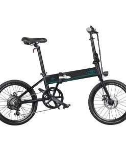 FIIDO D4S Folding Moped Electric Bike Shimano 6-speed Gear Shifting City Bike Commuter Bike 20-inch Tires 250W Motor Max 25km/h 10.4Ah Battery Up To 80KM Mileage Range - Black