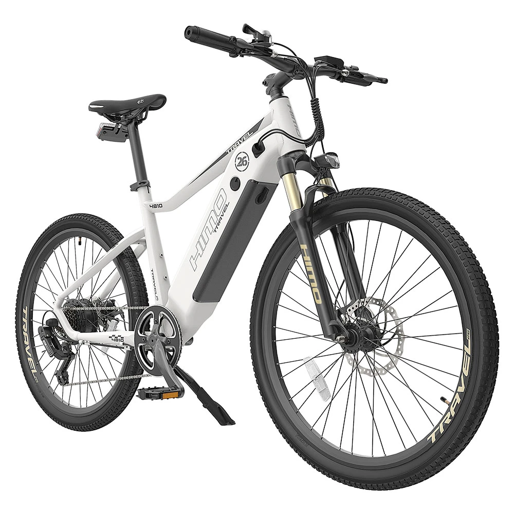 HIMO C26 Max Electric Bicycle 250W Motor Max Speed 25km/h 48V 10AH 100km Max Range - White - Image 5
