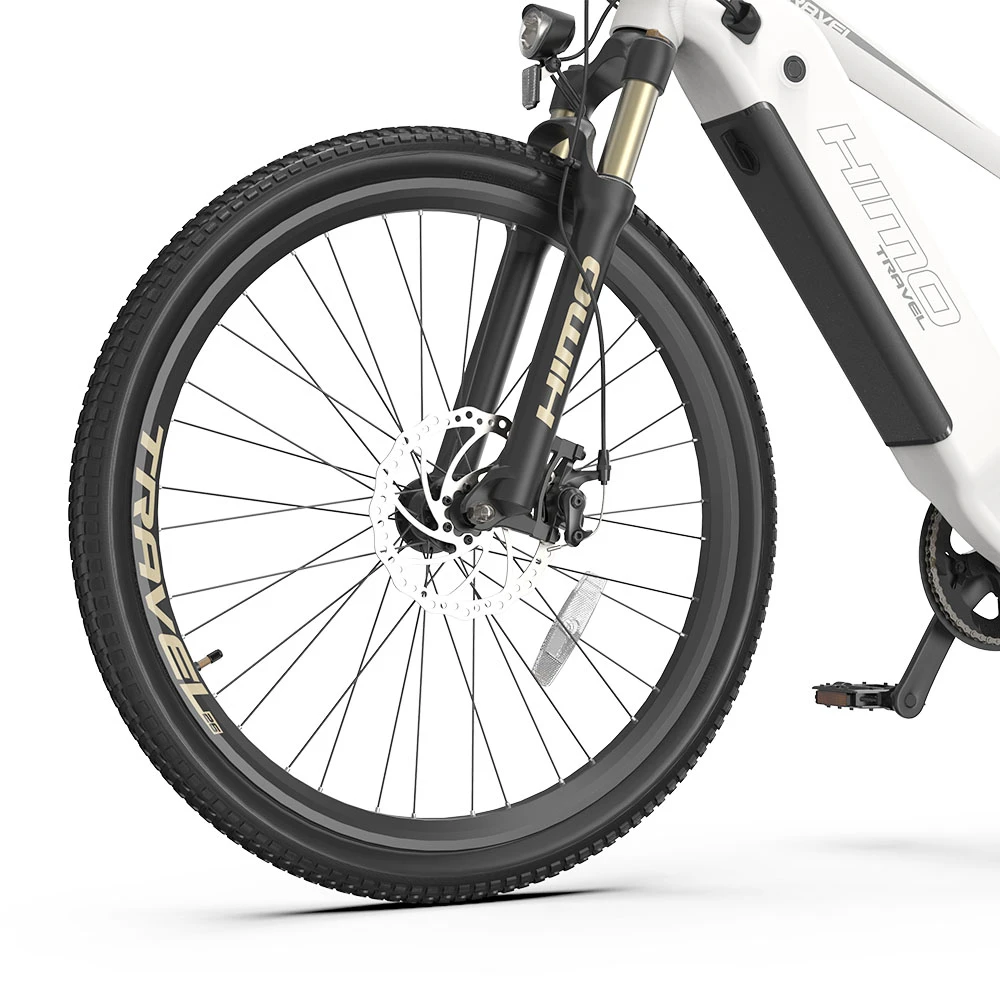 HIMO C26 Max Electric Bicycle 250W Motor Max Speed 25km/h 48V 10AH 100km Max Range - White - Image 3