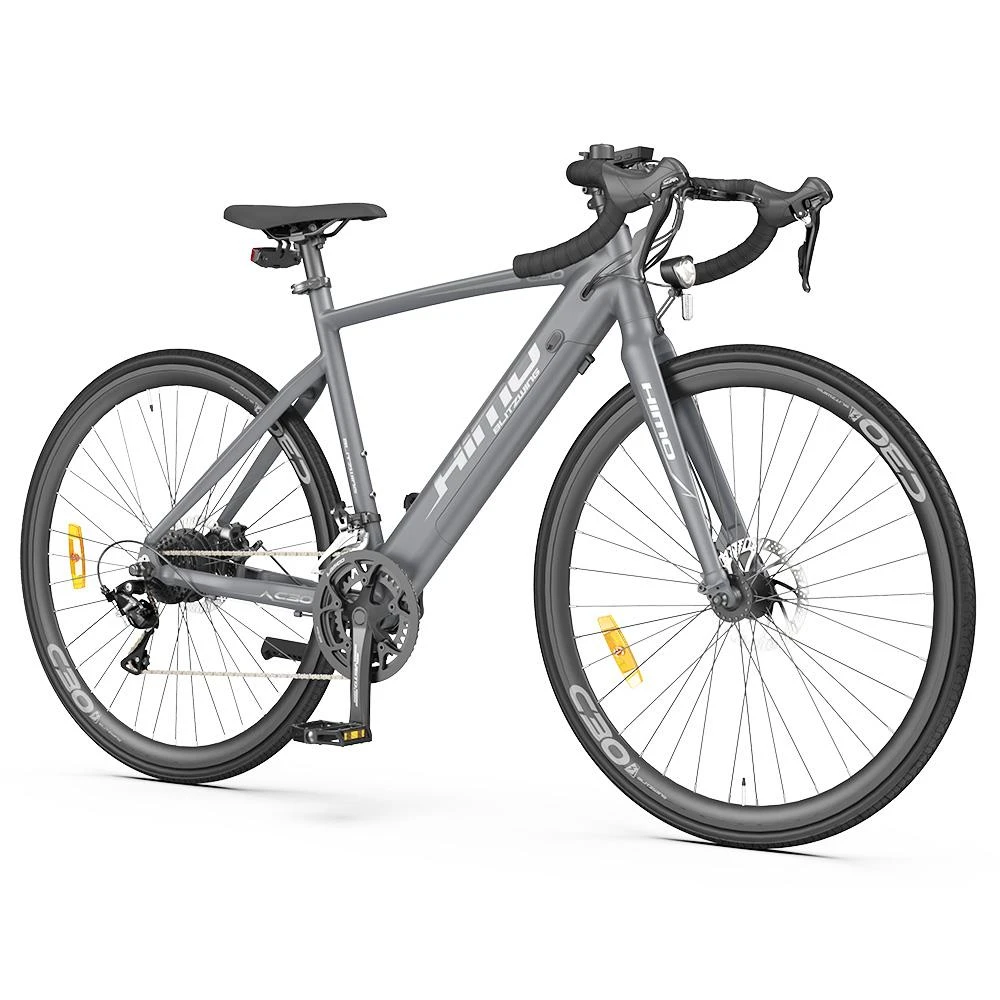 HIMO C30S MAX Electric Bicycle 26 Inch 250W Motor Max Speed 25Km/h 36V 10AH Battery Shimano 18 Speed IPX7 Waterproof Max Range 75KM Max Load 100KG Road Racing Eletric Bike - Grey - Image 3