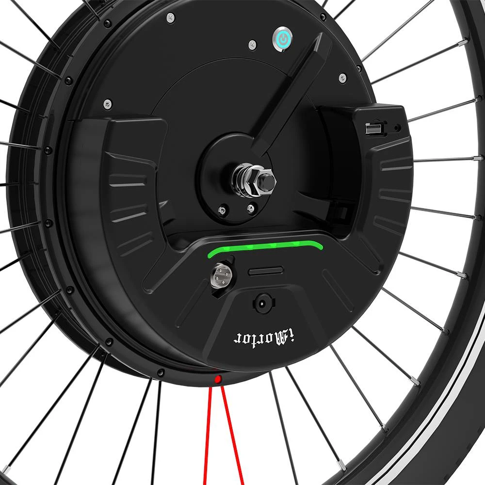 IMortor3 Permanent Magnet DC Motor Bicycle Wheel 27.5 Inch With App Control Adjustable Speed Mode V Break - EU Plug - Image 4