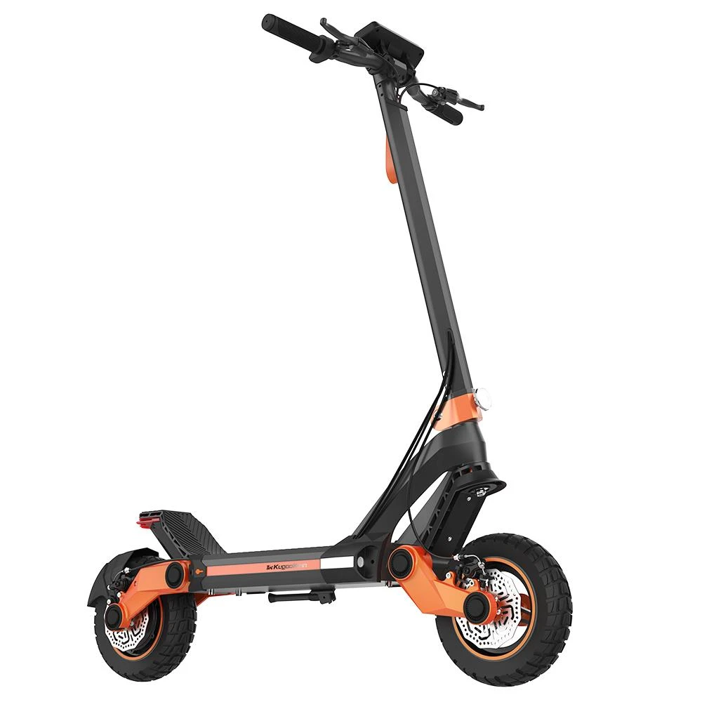 KugooKirin G3 Adventurers Electric Scooter 10.5 Inch 1200W Rear Motor 52V 18Ah Lithium Battery Max Speed 50KM/H Touchable Display Control Panel TPU Suspension System IPX4 - Black - Image 2