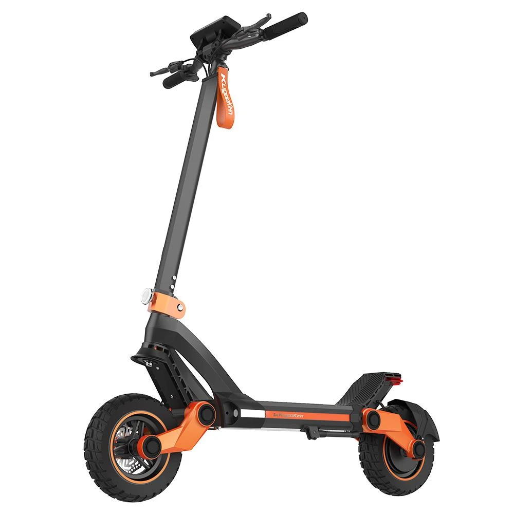 KugooKirin G3 Adventurers Electric Scooter 10.5 Inch 1200W Rear Motor 52V 18Ah Lithium Battery Max Speed 50KM/H Touchable Display Control Panel TPU Suspension System IPX4 - Black - Image 4