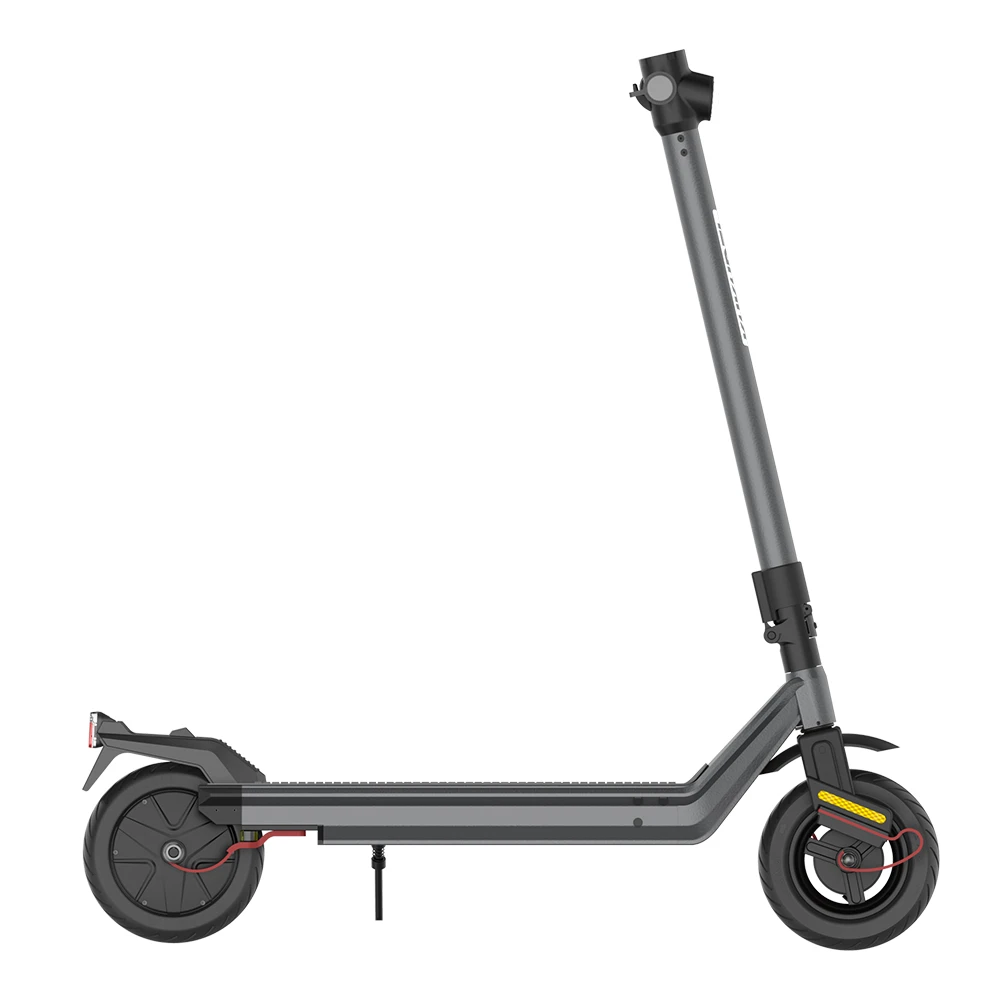 Kukudel 105P Folding Electric Scooter 10 Inch Tire 500W Motor 36V 12.5Ah Battery Max Speed 25km/h LCD Display 32-39km Long Range Aluminium Alloy Body - Gray