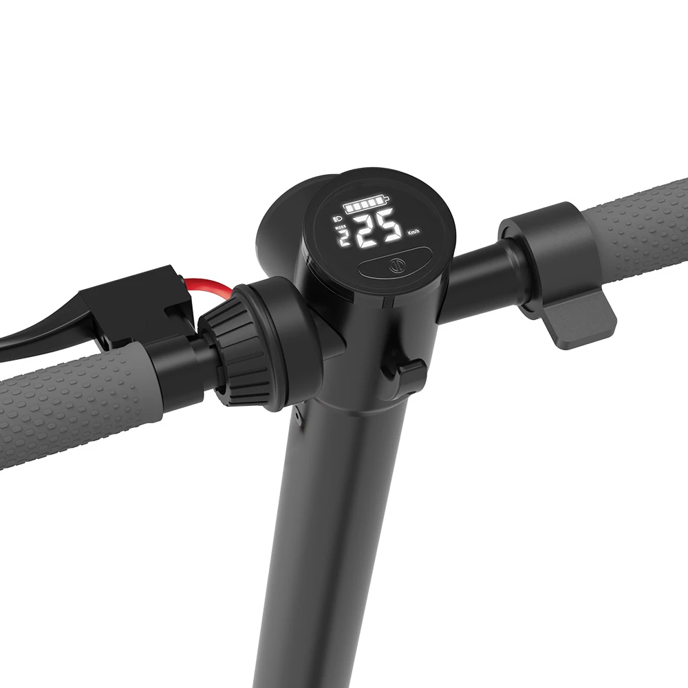 Kukudel 856 Folding Electric Scooter 8.5 Inch Tire 350W Motor 36V 7.5Ah Battery Max Speed 25km/h LCD Display 22-26km Max Range Aluminium Alloy Body - Blue - Image 3