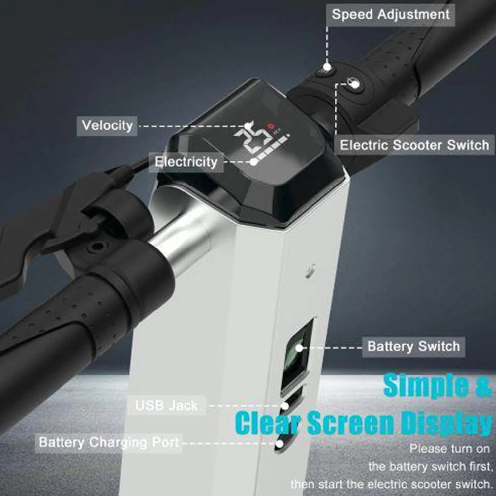 Lirpe R1 Modular Electric Scooter 8.5 Inch Tire 350W Motor 32Km/h Max Speed 36V 7.8Ah Battery 45KM Range APP Control Removable Battery - US - Image 3