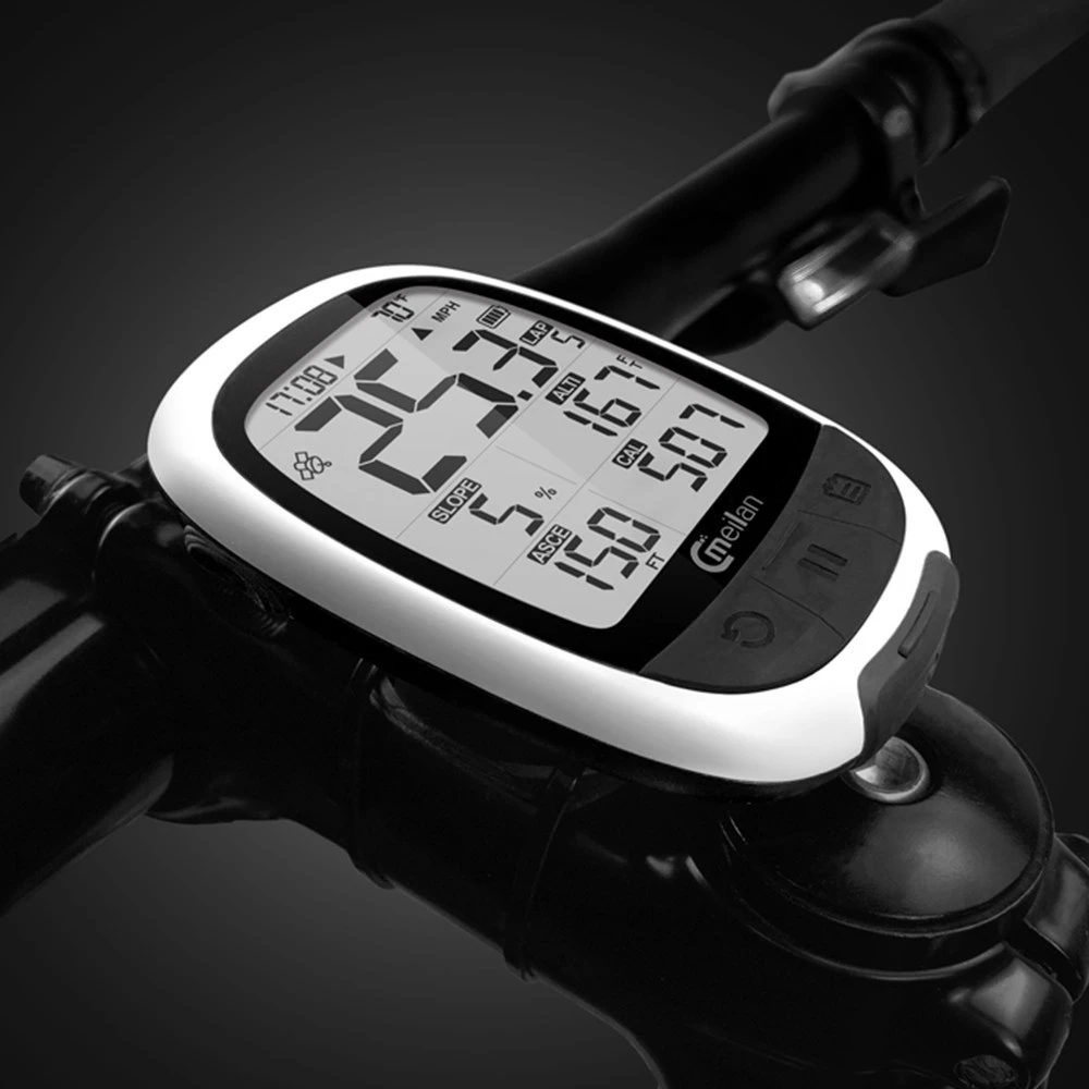 Meilan M2 GPS Bike Computer Waterproof Speedometer Odometer 2.2 Inch FSTN Display Screen - White - Image 5