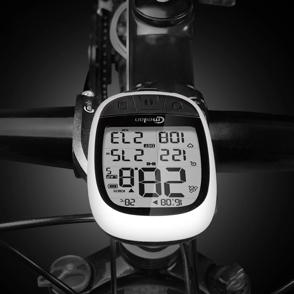 Meilan M2 GPS Bike Computer Waterproof Speedometer Odometer 2.2 Inch FSTN Display Screen - White - Image 6