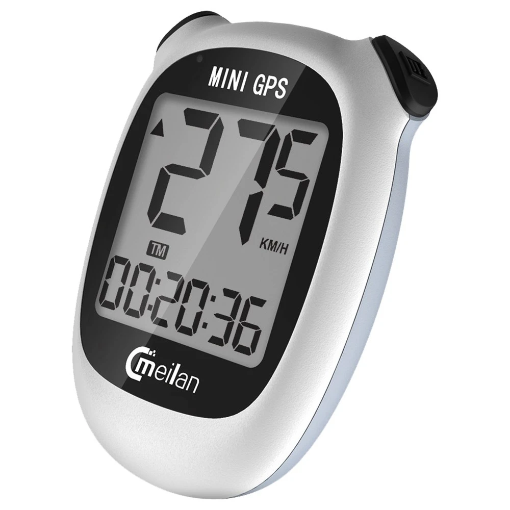 Meilan M3 Mini GPS Bike Computer Waterproof Speedometer Odometer 1.6 Inch Monochrome Display - White - Image 2
