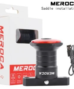MEROCA WR15 Smart Bike Tail Light Brake Sensing Bicycle Rear Flashlight With 500mAh Battery 7 Light Modes For Saddle