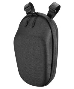 Front Tube Bag Large Capacity Tools Storage For Electric Scooter Bike - Black