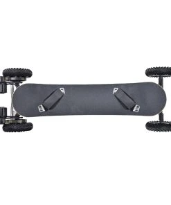SYL-08 V3 Version Electric Off Road Skateboard With Remote Control 1450W Motor Up To 38km/h 10Ah Battery Maple Plank 8 Inch Wheel Max Load 130kg Right Foot Front Goofy Stance - Black