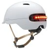 Xiaomi Smart4u SH50 Bicycle Smart Flash Helmet Automatic Light Perception Warning Light Long Battery Life IPX4 Waterproof Size L - White