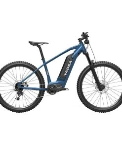 Yadea YS500 27.5 Inch Touring Electric Bike 350W Fusion Mid Drive Motor Shimano BL-MT200 Brake 13Ah LG Cell Battery LCD Display 25KM/H Up To 80-100Km - Blue